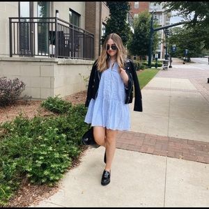 Target x Sandy Liang Blue Gingham Dress